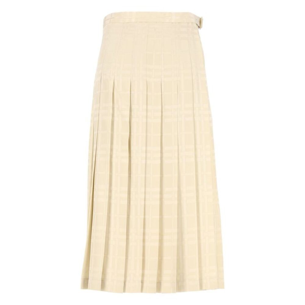 Burberry Women Silk Midi Kilt